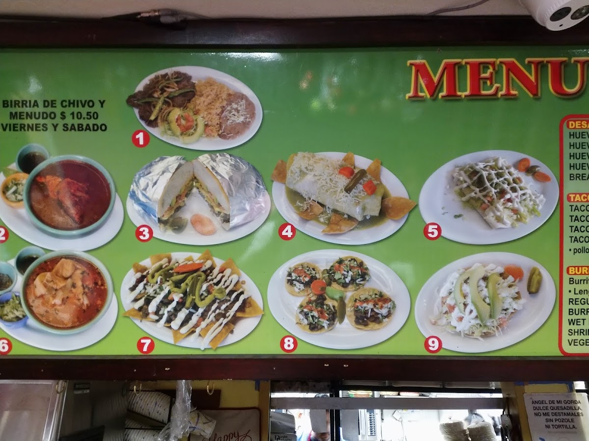 Menu Taqueria La Cazuela-9